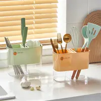 在飛比找蝦皮購物優惠-創意筷籠家用廚房餐具收納盒塑料筷籃筷筒筷架