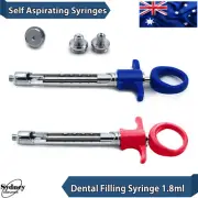 Dental Self Aspirating Syringe Medical Injection Dentistry Instruments Lab