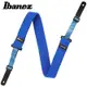 IBANEZ GSF50-BL 吉他/貝斯減壓背帶-藍色款 / 加贈擦琴布x1 /原廠公司貨 (8.4折)
