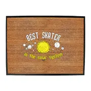 Best Skater Solar System - Funny Novelty Doormat Man Cave Floor mat