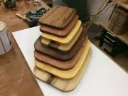 Solid Cutting Bread Board Australian made Chopping Board Natural Wooden 45x32x2.