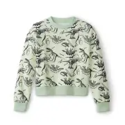 Liberty & Valor Little Boys' Printed Pullover Dino Houndstooth SIZE 5 NEW W TAG