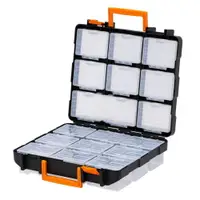 在飛比找松果購物優惠-【DI140】16格零件收納盒 手提工具箱 工具盒 水電零件