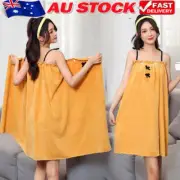 Wearable Soft Bath Towel Wrap Quick Dry Water Wearable Bathrobes for Beach Spa