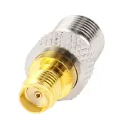 F Type to SMA Female Jack F/F Converter Straight Adapter RF Coax Cable Connector