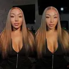 20 Inch Ombre Lace Front Wig Human Hair 13x4 Highlight Lace Front Wigs Human ...