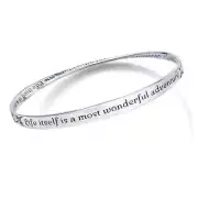Life Wonderful Adventure Mobius Bracelet Religious Faith Hans Christian Andersen