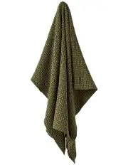 [Aura Home] Waffle Throw in Caper