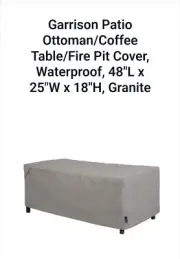Modern Leisure Pro 3002 Garrison Granite Table Or Fire pit Cover