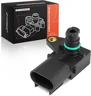 A-Premium Manifold Pressure (MAP) Sensor [3 Pins] Compatible with Jeep Grand Cherokee, Compass & Dodge Charger, Journey, Challenger, Avenger, Caliber & Chrysler 200, 300, Pacifica, Sebring & SRT Viper