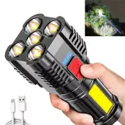 10000 LM LED Flashlights, Powerful Handheld Tactical Flashlight, LED