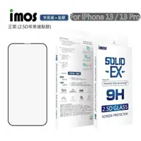 在飛比找ETMall東森購物網優惠-imos 點膠 2.5D 窄黑邊 滿版康寧玻璃保護貼 - i