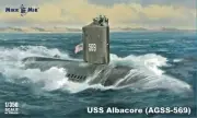 American research submarine "Albacore" plastic model 1/350 Mikro Mir 350-036