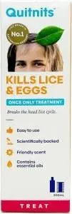 Quit Nits Head Lice Once Only Treatment 200ml