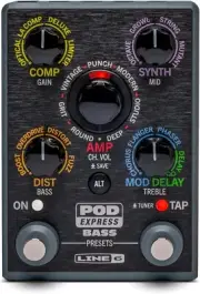 Line 6 Amp Simulator Amp/Effect Processor Multi-Effector POD EXPRESS BASS
