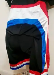 Red, White and Blue Bib Shorts, American Flag Cycling Bib Shorts, 4th of July