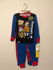 Lego Star Wars 2 For 1 Glow In The Dark Blue & Red Cotton Pajamas Sets Size 4