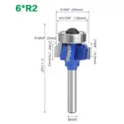 6mm Shank Router Bit Teeth Trimmer Woodwork Milling Cutter Trimming Machine Tool