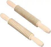 Wooden Pasta Cutter Rolling Pin, Roller Tool for Noodles, Pappardelle - Easy Use Pin for Homemade Pasta
