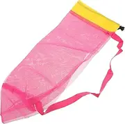 [BESPORTBLE] Beach Drawstring Bag Durable Mesh Storage Bag for Pool Capacity Beach Outings Easy Clean Design Versatile Use for Outdoor Activities