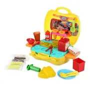 BOWA Suitcase Toy Kids Play Dough Cinema Snack Bar