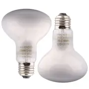 Reptile Basking Light Bulb - 100W Reptile Heat Lamp 2 Pack UVA Daylight Amphi...