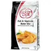 Fish & Vegetable Batter Mix by Golden Dipt | 5 Pound Bag Value Pack