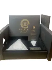 Belliari Whiskey Liquor Decanter Élégance Designer Gift Box & Velvet Tray