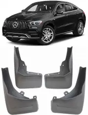 Set Splash Guards Mud Flaps FOR 2019-2024 Mercedes Benz GLE Coupe C167
