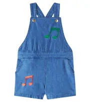 [Mini Rodini] Mini Rodini Denim overalls Y 6/7 blue