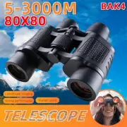 80X80 Zoom HD Hunting Binoculars Night Vision Bird Outdoor Handheld Telescope