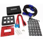 CH4X4 Universal 6 Gang LED Touch Screen Panel for Trucks, Jeeps, ATV/UTV, Cars.
