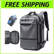 Innovative Vacuum-Seal Backpack with Portable Light and TSA Lock - Travel Smart