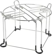 Water Filter Dispenser Stand | Non-Slip Rubber Feet, Stainless Steel Water Filter Holder,Detachable Metal Rack Support with Hooks, Work with Most Medium Size Water System Tanks