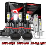 FIT 2001 2002 2003 2004 Toyota Corolla Headlight Bulb Hi Lo Beam + Fog Light (for: Lexus)