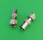 (2 PCS) Mini UHF Male To BNC Female Connector - USA Seller