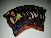 2019 SELECT AFL FOOTY STARS - FREMANTLE RED DIE CUT COMPLETE TEAM SET of 8 cards