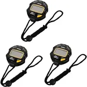 3pcs Running Light Timer Digital Alarm Clock Digital Stopwatch Outlet Clocks Mini Class Timer What Interval Timer Watches Timers Automatic Watch Shot Timer Sport Timer Clock Abs