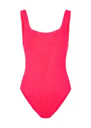 Hunza G Seersucker Swimsuit - Fuchsia - One Size One Size