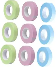 HONITANO 12Rolls Breathable Eyelash Tapes Skin Friendly Grafting Tool for Eyelash Extensions Comfortable and Easy to Use for Makeup Salons and