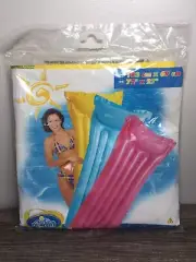 Vintage 1999 NOS Intex The Wet Set Inflatable Pool Float 72" X 27" Yellow