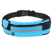 Outdoor Sports Waterproof Fanny Pack Running Belt Bag Waist Bag - Blue
