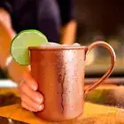 Champagne Flutes 410ml Copper Plating Mug Cup For Moscow Mule Coffee Beer Drink