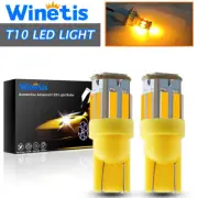 3000K Amber Yellow 168 194 921 License Side Marker Light LED Bulb Bright Upgrade (for: Honda)