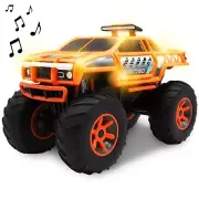 Maxx Action Orange Monster Truck with Color Shifting Lights and Sounds