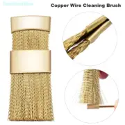 1* Dental Copper Flat Brush Bur Cleaning Brass Wire Brush Copper Flat Material