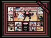 GREASE TRAVOLTA OLIVIA NEWTON-JOHN LIMITED EDITION SIGNED & FRAMED MEMORABILIA