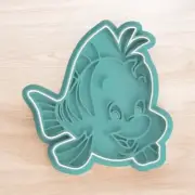 Flounder. Ariel's Fish. Cookie Cutter