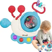 Pull String Toy | Baby Sensory Silicone Toy,Interactive Educational Stuffer Games with Animal Design for Stocking Birthday Restaurant Outdoor Activities
