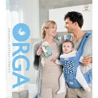 在飛比找蝦皮購物優惠-POGNAE ORGA有機棉坐墊型背巾 海洋藍 嬰兒背巾